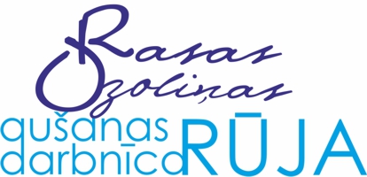 Rasas Ozoliņas Aušanas darbnīcas RŪJA logo